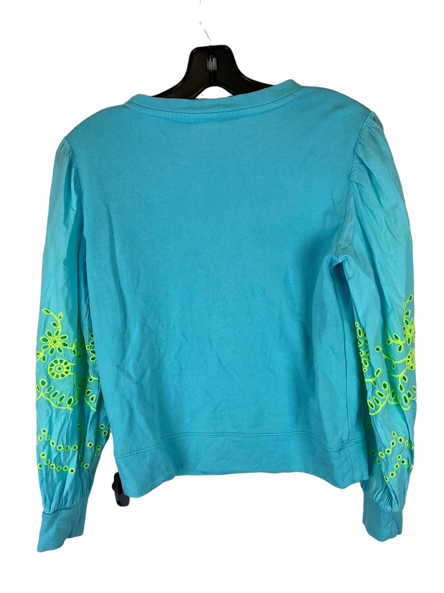 Top Long Sleeve Designer By Lilly Pulitzer In Blue, Size: Xxs