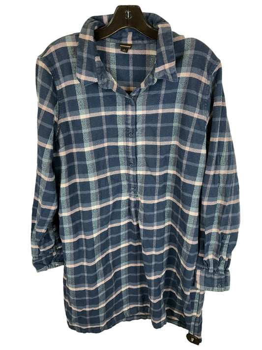 Dress Designer By Patagonia In Plaid Pattern, Size: L