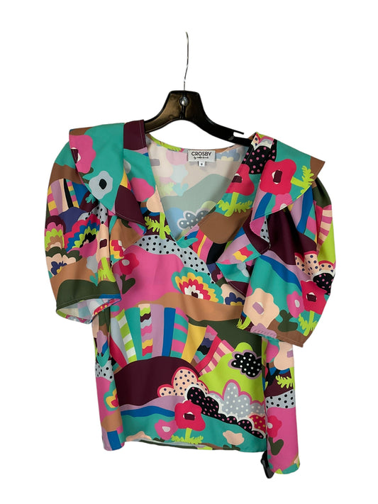 Top Short Sleeve By Crosby In Multi-colored, Size: M