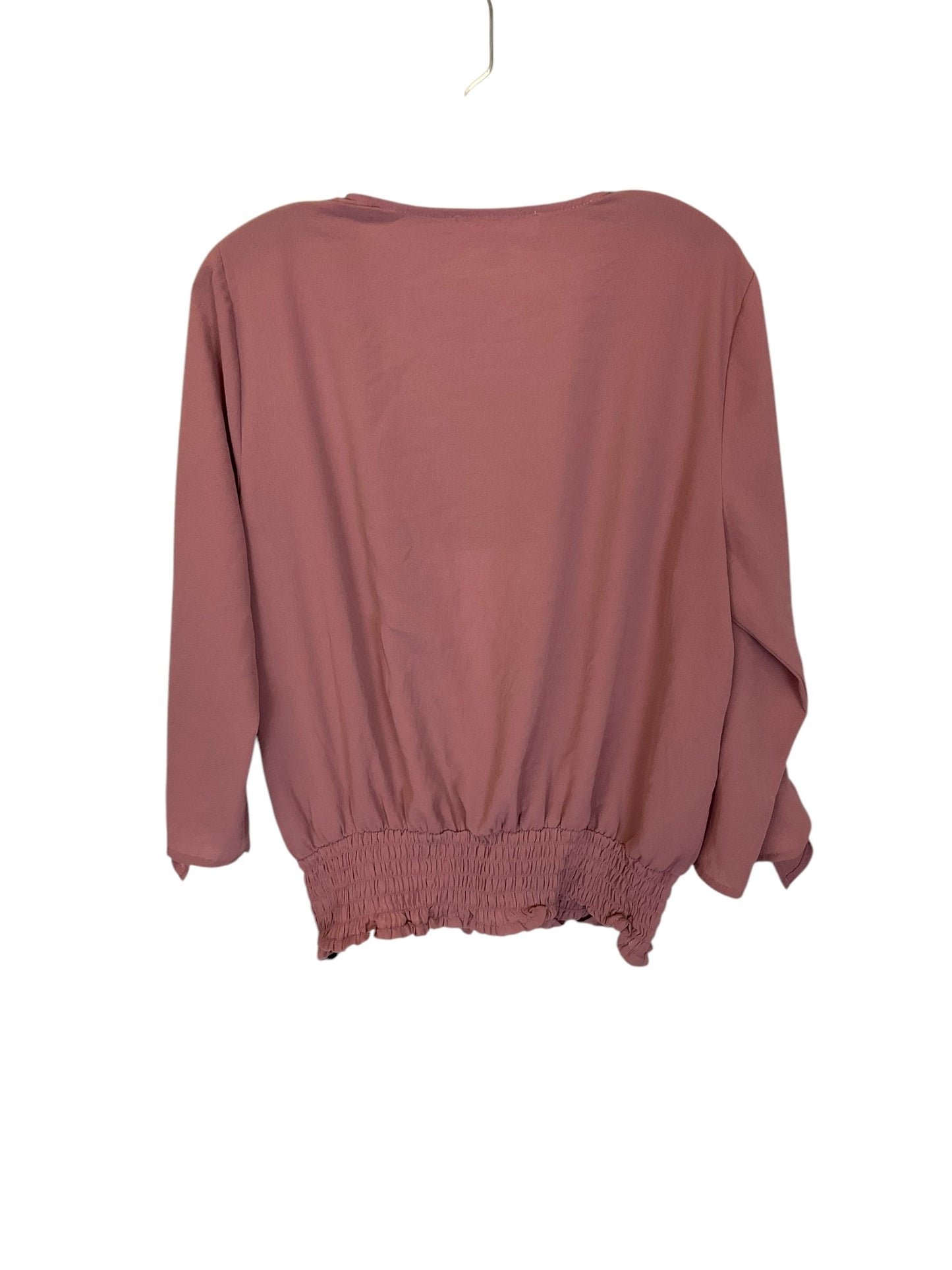 Top Long Sleeve By Michael By Michael Kors In Pink, Size: Xl