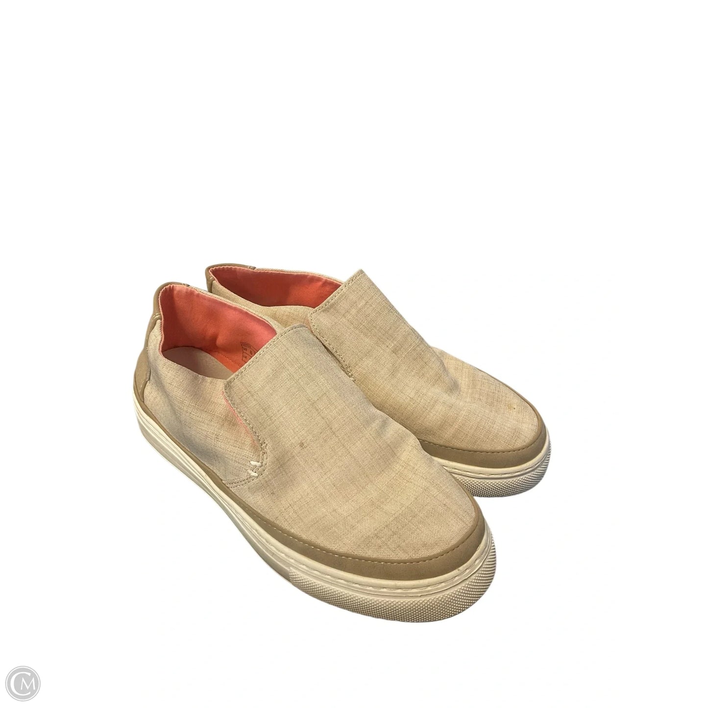 Shoes Flats By Hey Dude In Beige, Size: 8
