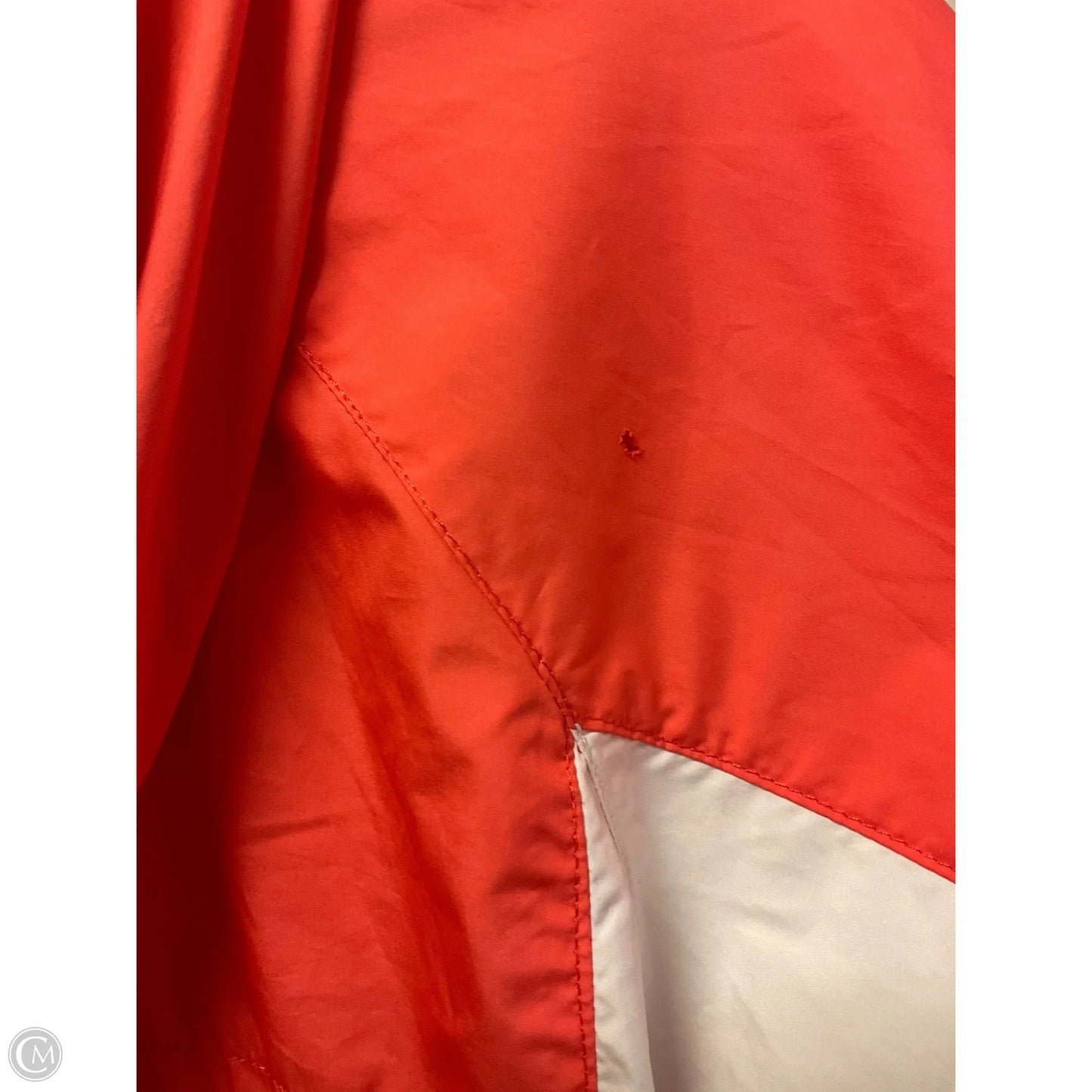 Jacket Windbreaker By Columbia In Orange, Size: L