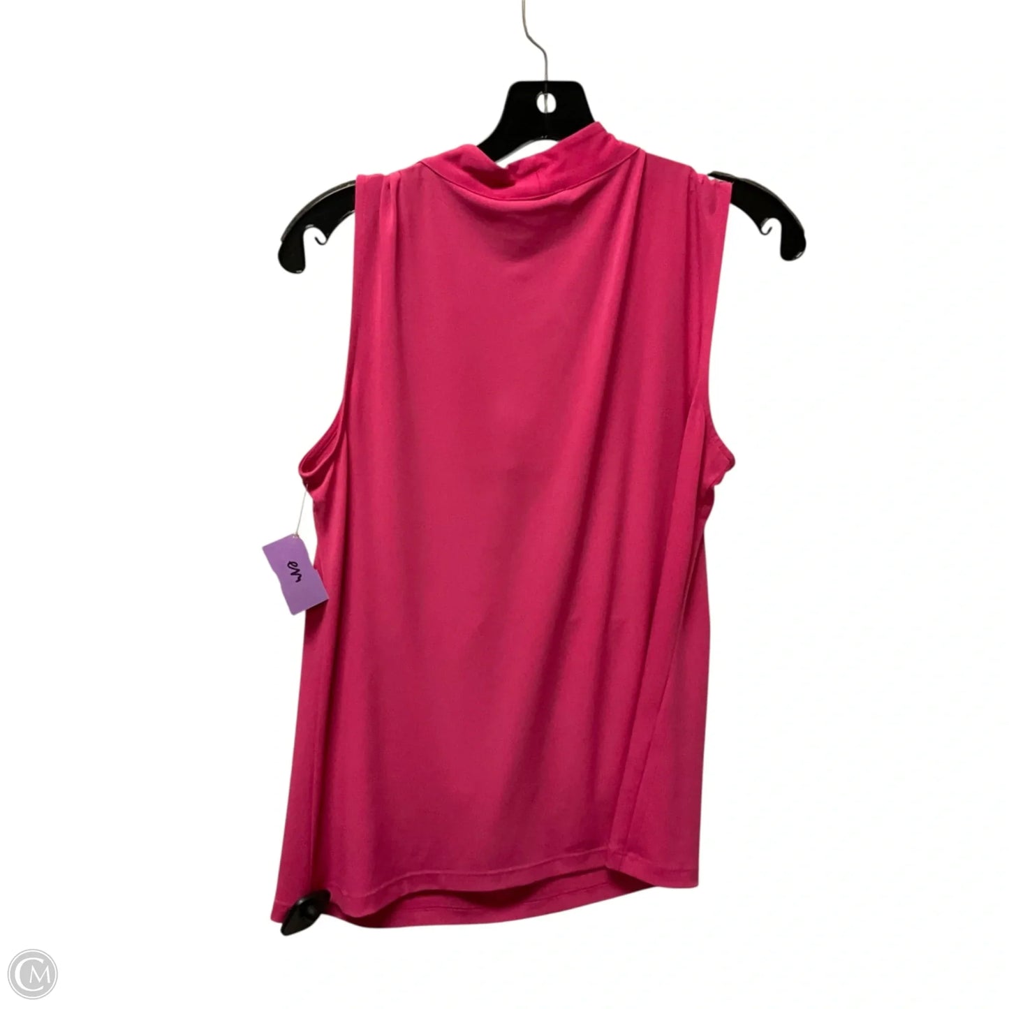 Top Sleeveless By Calvin Klein In Pink, Size: M