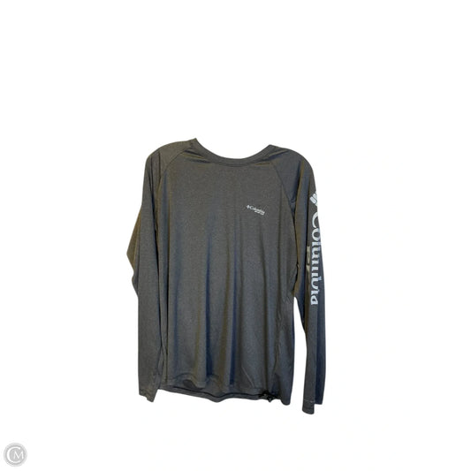 Athletic Sweatshirt Crewneck By Columbia In Grey, Size: Xl