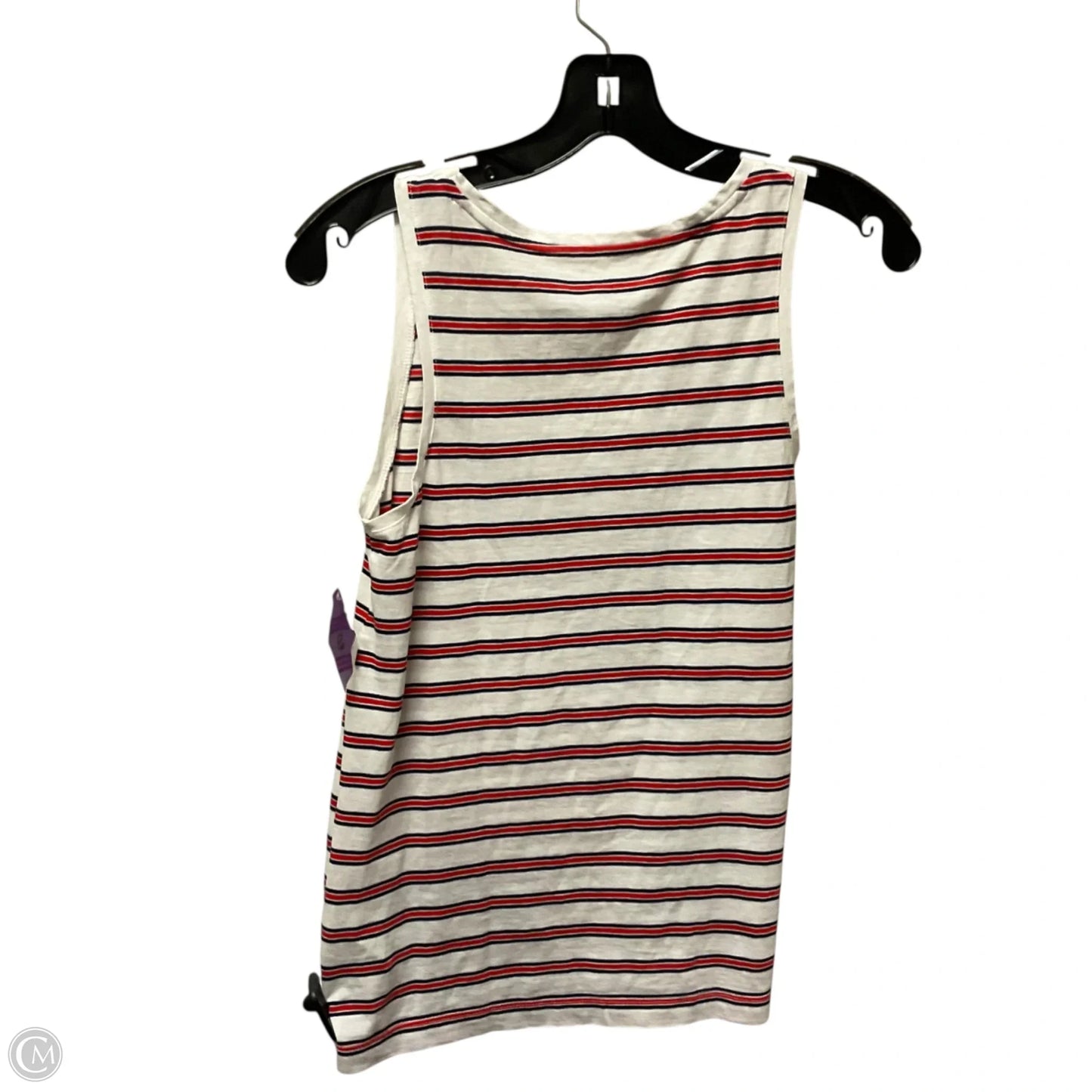 Top Sleeveless Basic By J. Crew In Striped Pattern, Size: Xs