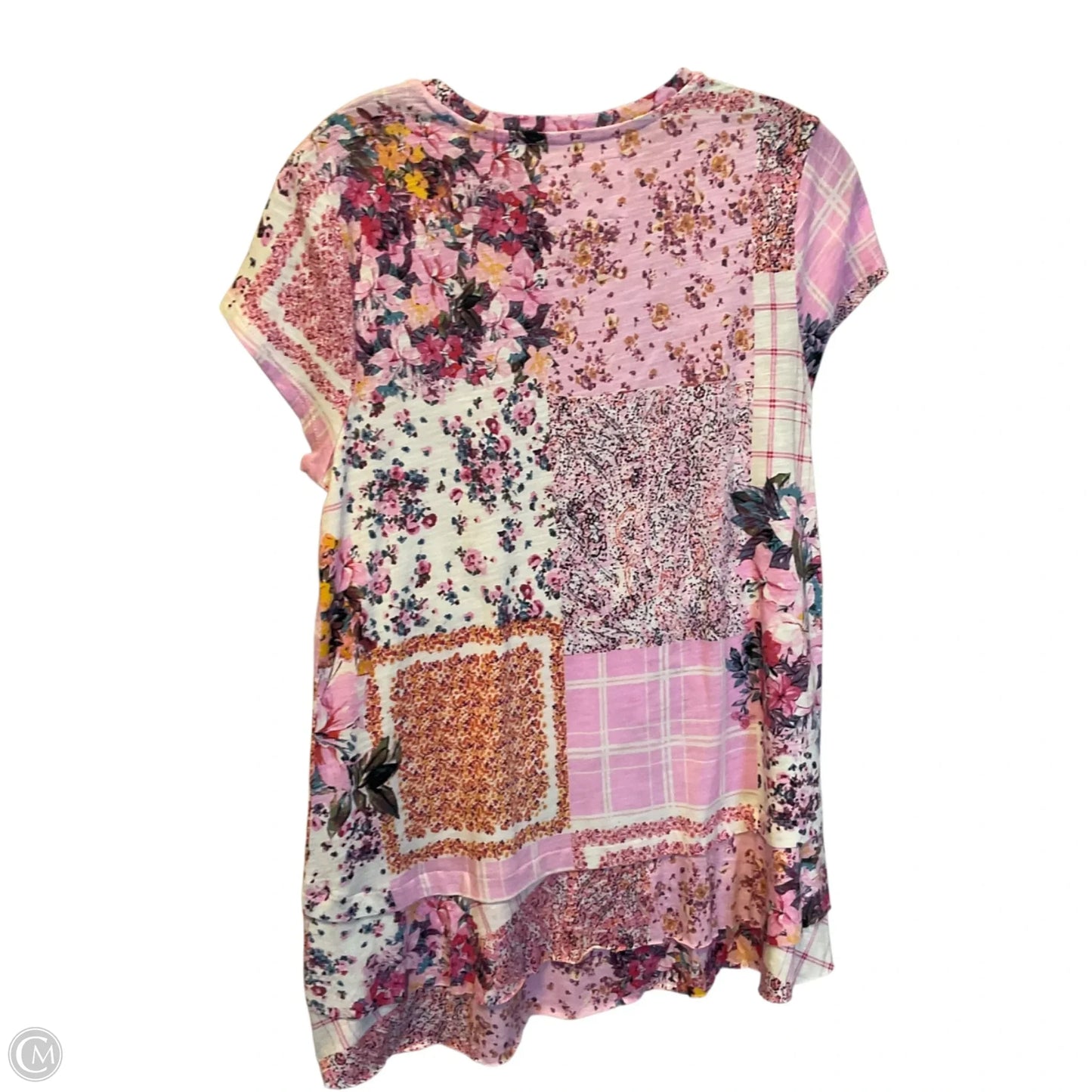 Top Short Sleeve By Cupio In Pink, Size: S