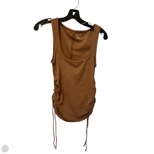 Top Sleeveless Basic By Pilcro In Tan, Size: Xxs