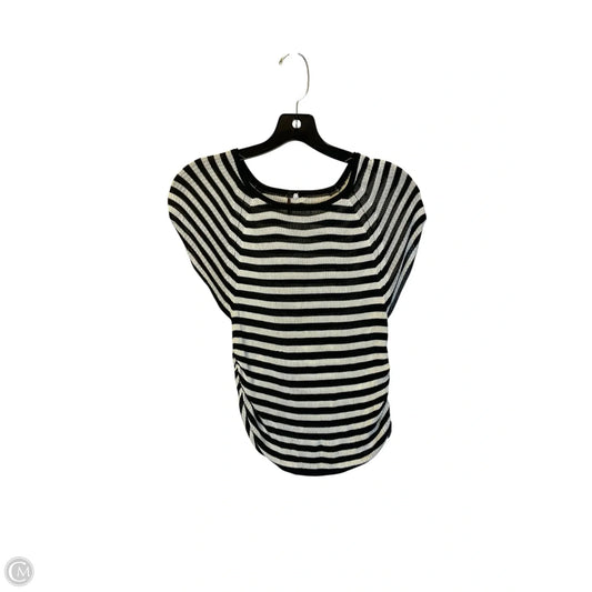 Top Short Sleeve By Free People In Striped Pattern, Size: S