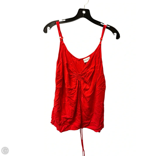 Top Sleeveless Basic By Ava & Viv In Orange, Size: Xlarge