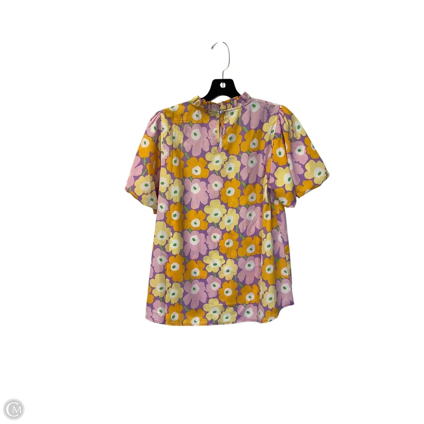 Top Short Sleeve By Jodifl In Floral Print, Size: S