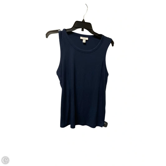 Top Sleeveless Basic By Clothes Mentor In Navy, Size: 1x