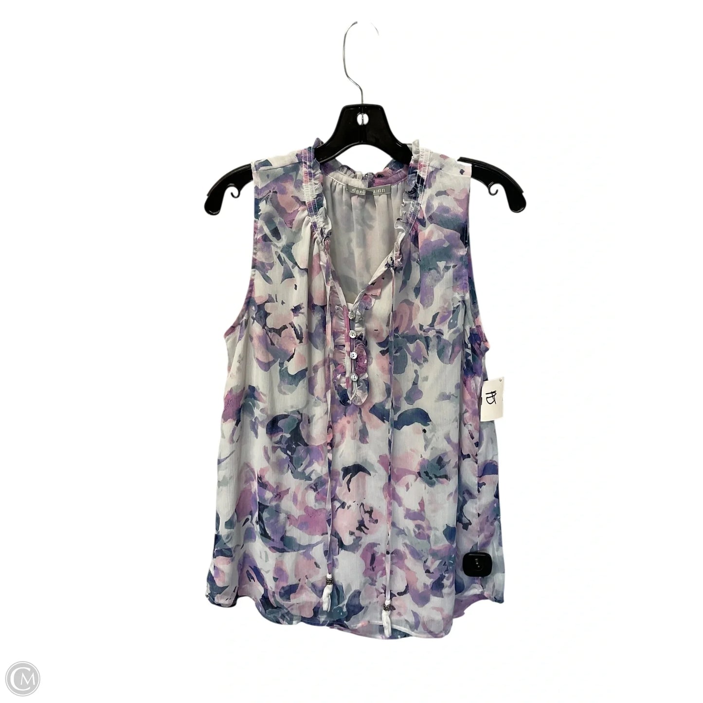 Top Sleeveless By Daniel Rainn In Purple, Size: M