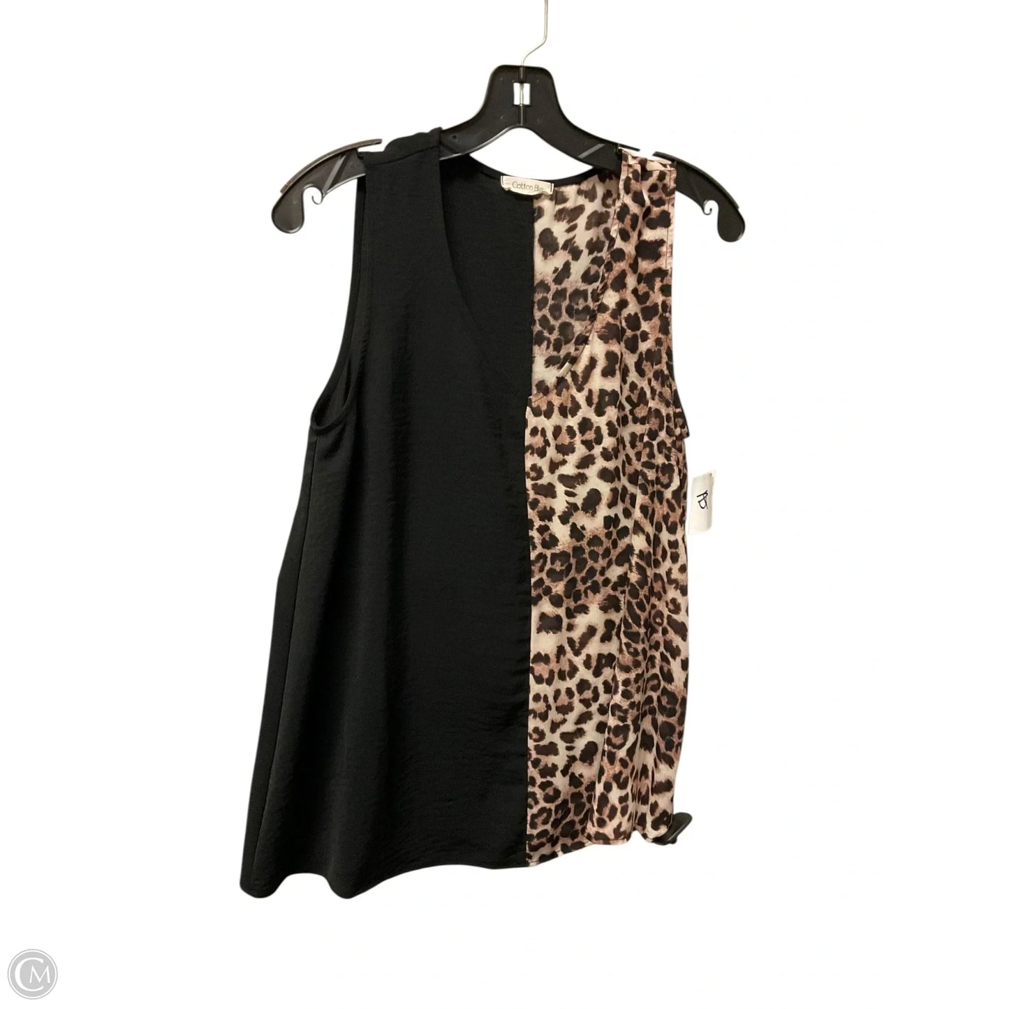 Top Sleeveless By Cotton Bleu In Animal Print