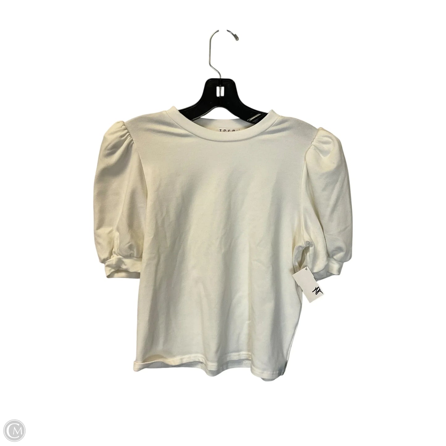 Top Short Sleeve By Tcec In White, Size: S