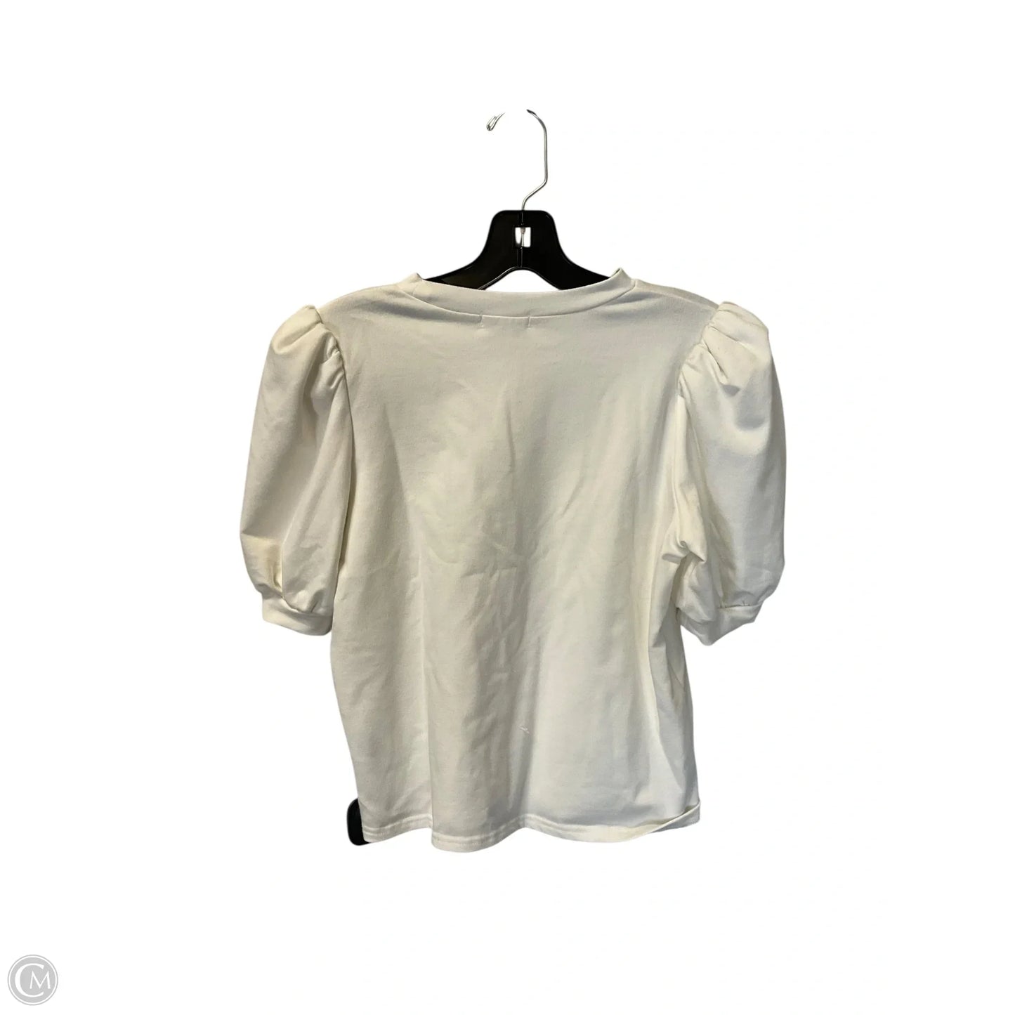 Top Short Sleeve By Tcec In White, Size: S