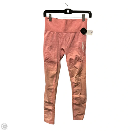 Athletic Leggings By Gym Shark In Pink, Size: 0