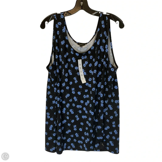 Top Sleeveless By Talbots In Black, Size: 2x