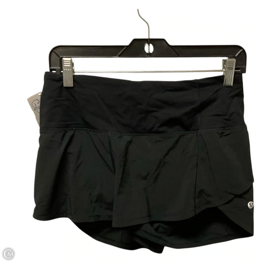 Athletic Shorts By Lululemon In Black, Size: 6