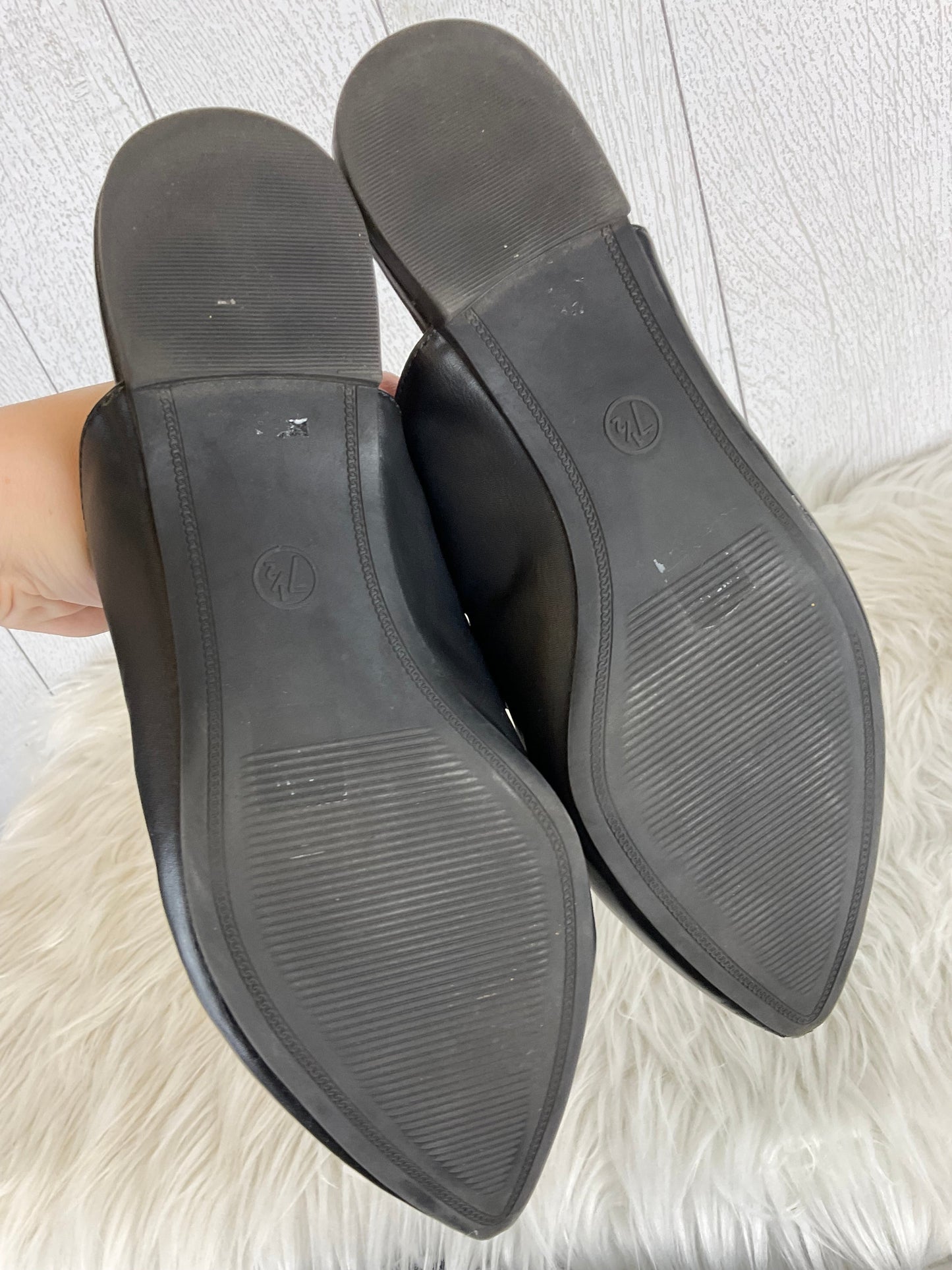 Shoes Flats By A New Day In Black, Size: 7.5