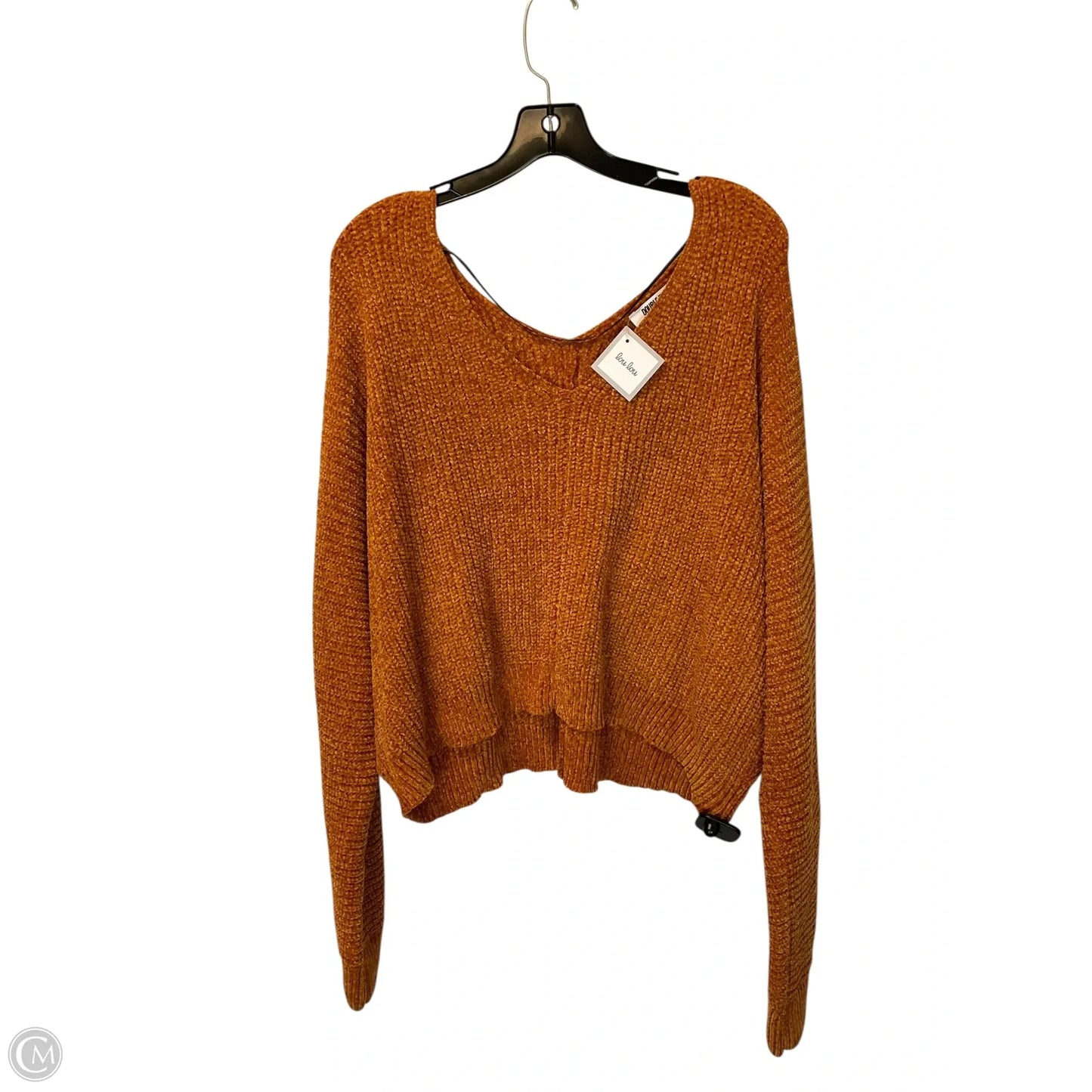 Sweater By Double Zero In Orange, Size: M