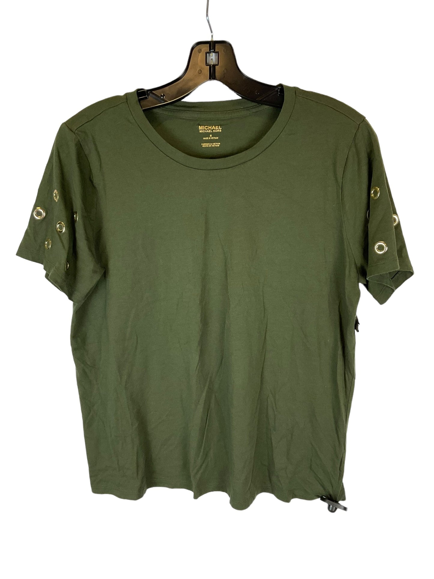 Top Short Sleeve By Michael By Michael Kors In Green, Size: M