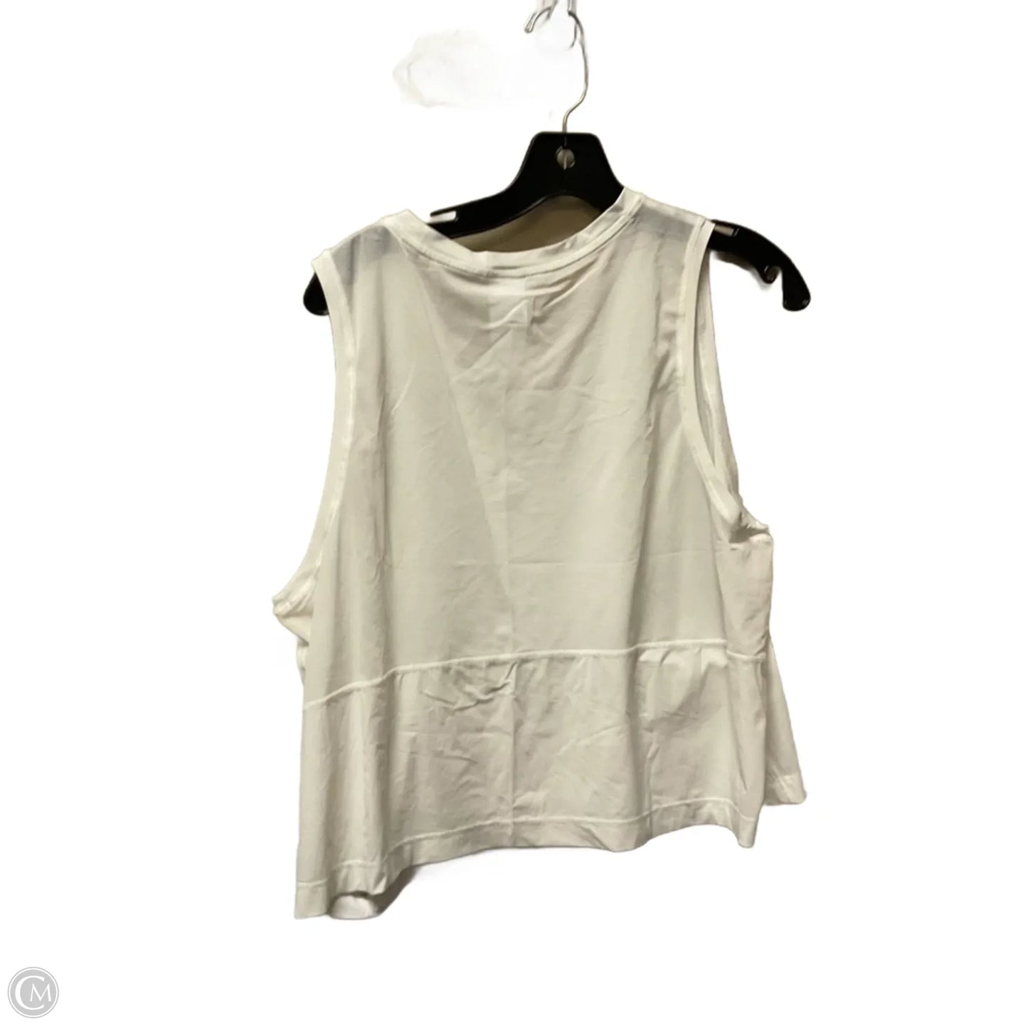 Athletic Tank Top By Athleta In White, Size: L