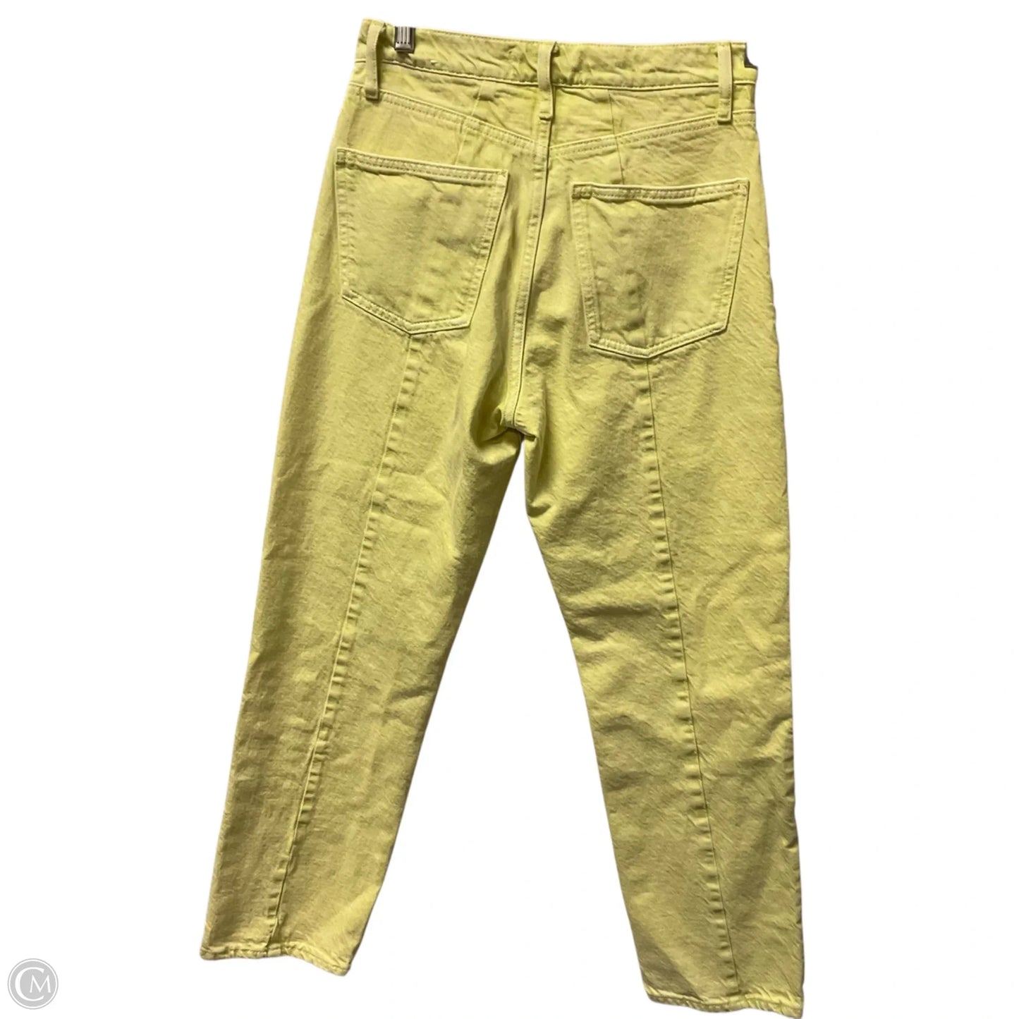 Jeans Straight By Mng In Green Denim, Size: 2