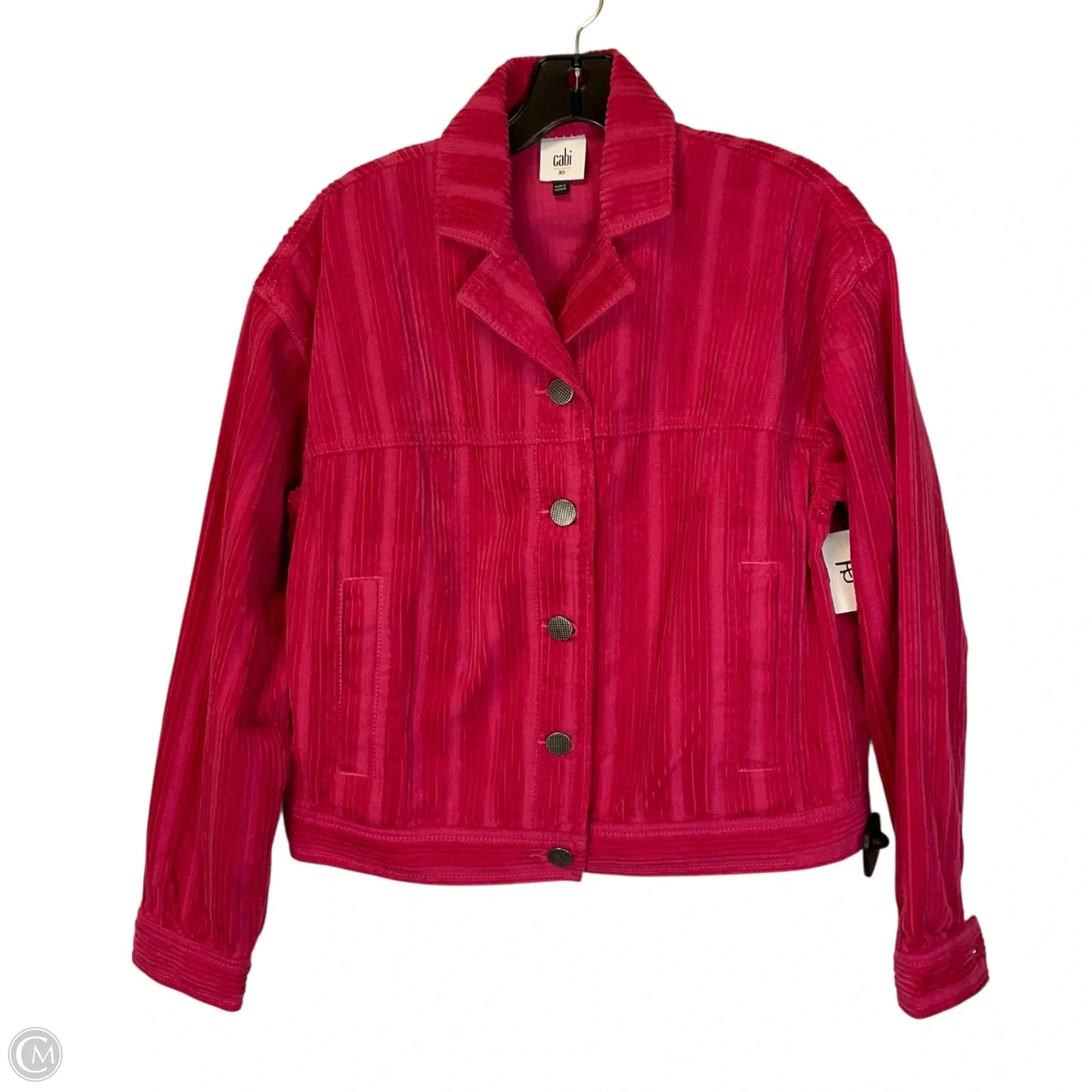 Jacket Shirt By Cabi In Pink, Size: Xs