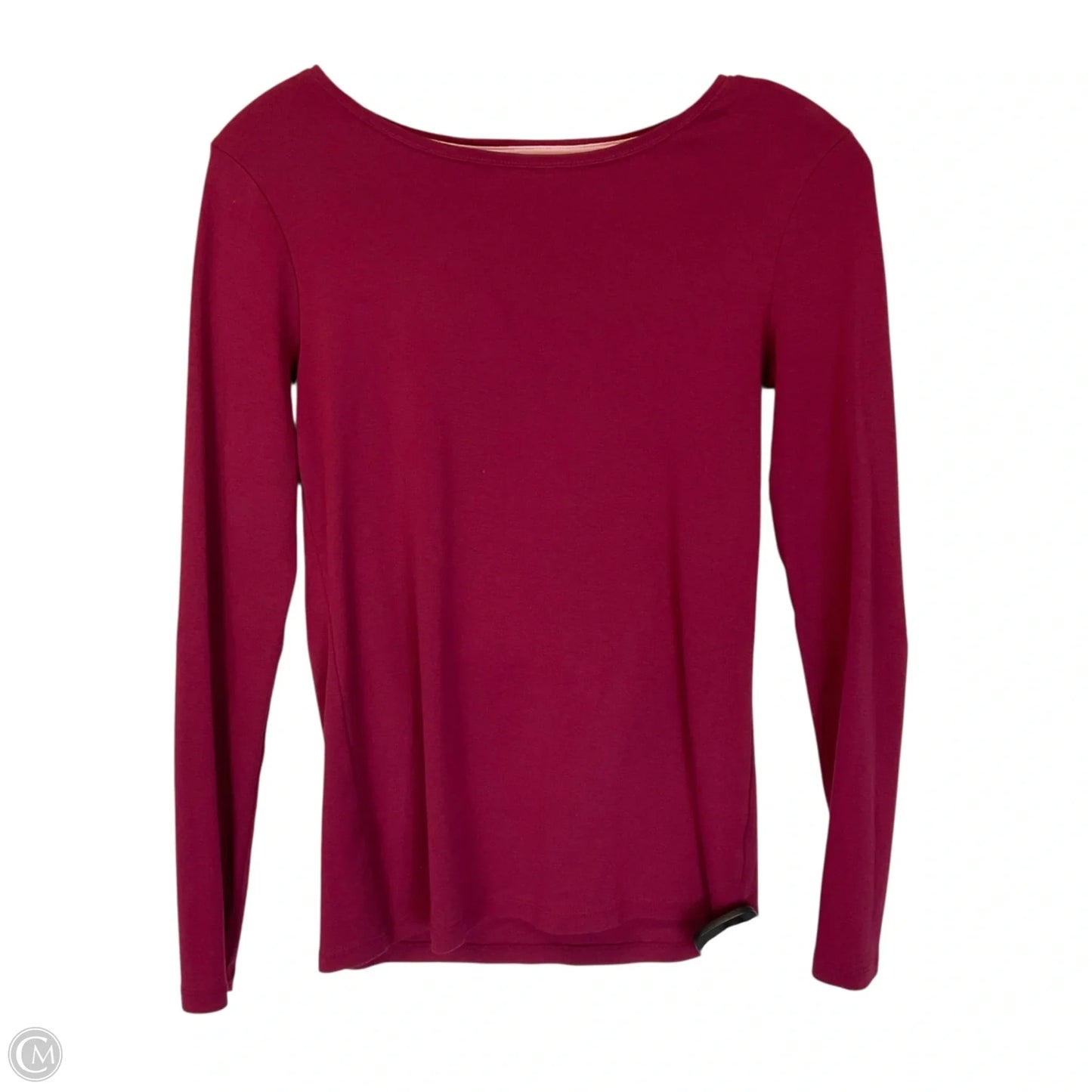 Top Long Sleeve Basic By Talbots In Red, Size: Xs