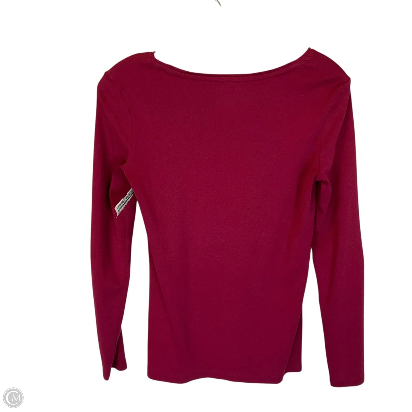 Top Long Sleeve Basic By Talbots In Red, Size: Xs