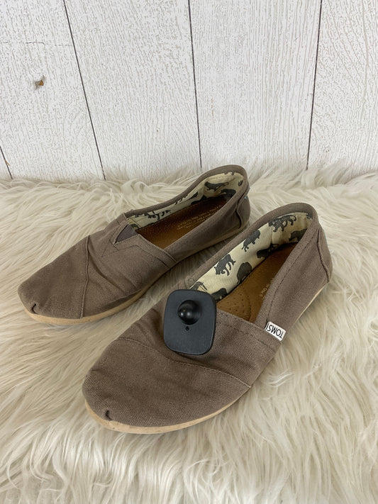 Shoes Flats By Toms In Brown, Size: 7.5