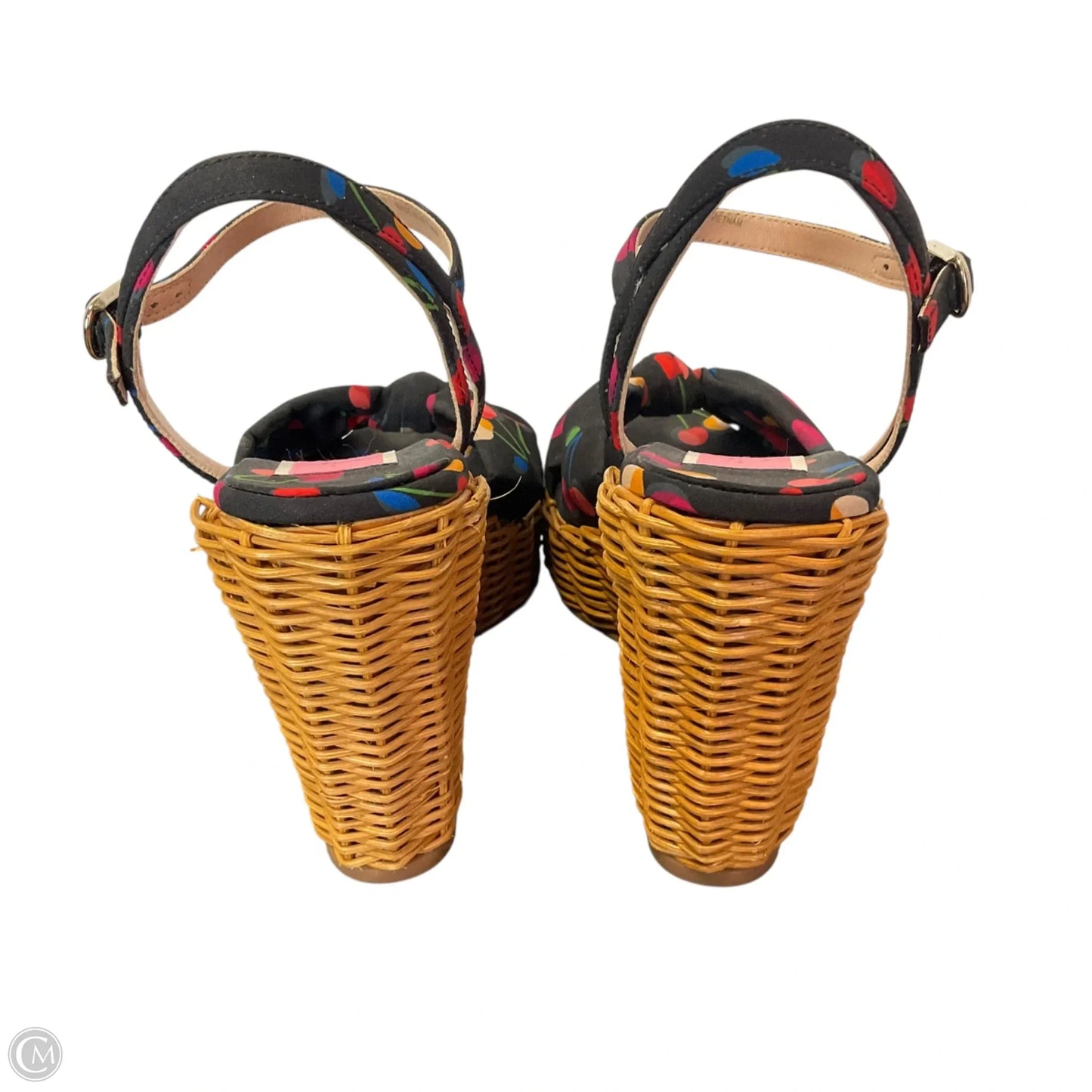 Shoes Designer By Kate Spade In Black & Tan, Size: 8