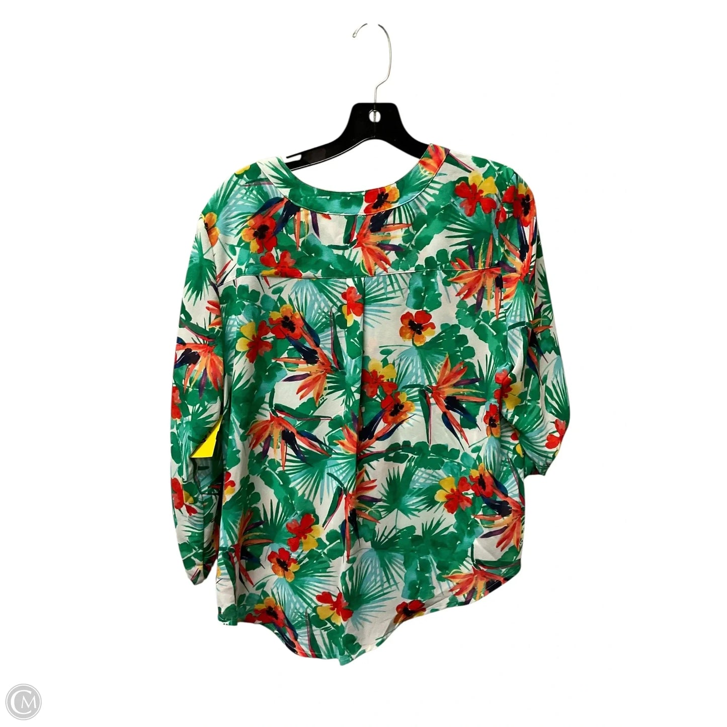 Top Long Sleeve By Ruby Rd In Green, Size: L