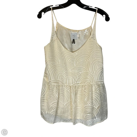 Top Sleeveless By Hd In Paris In Cream, Size: Xs