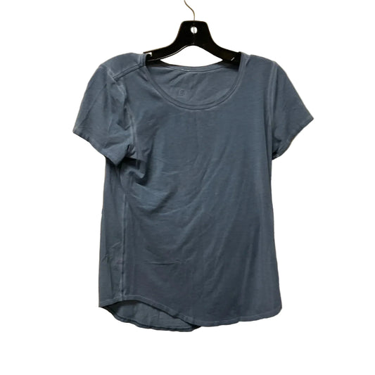 Athletic Top Short Sleeve By Lululemon In Blue
