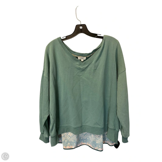 Top Long Sleeve By Umgee In Green, Size: S