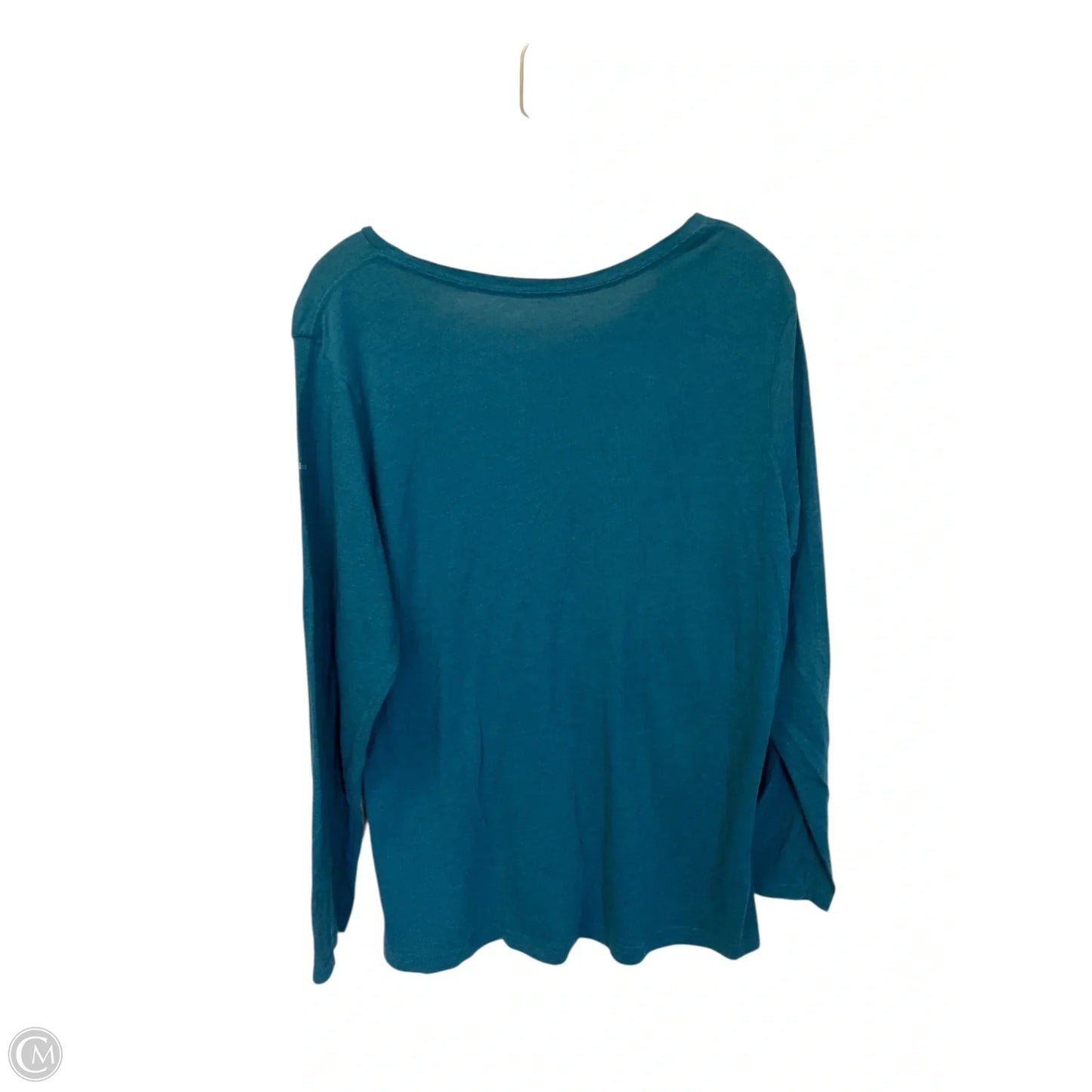 Top Long Sleeve Basic By Columbia In Blue, Size: 1x