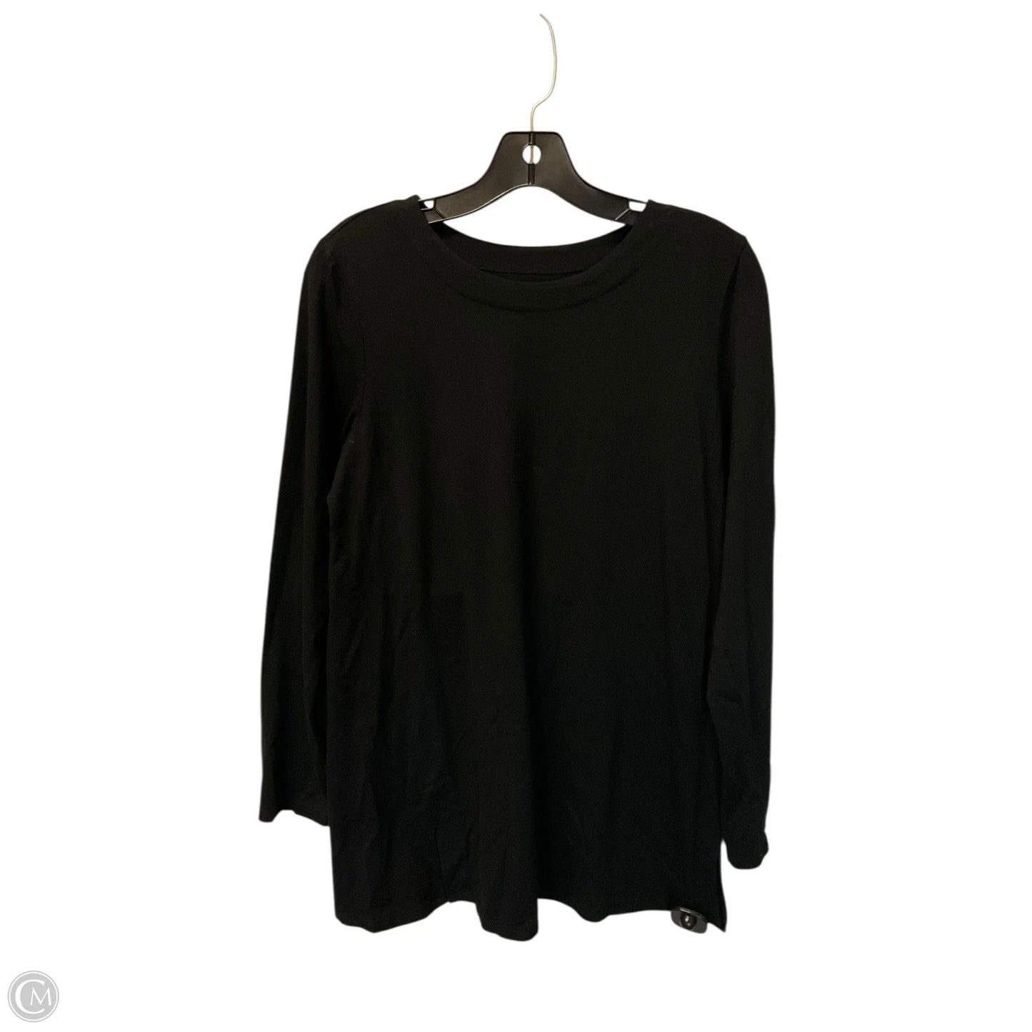 Top Long Sleeve Basic By J. Jill In Black, Size: S