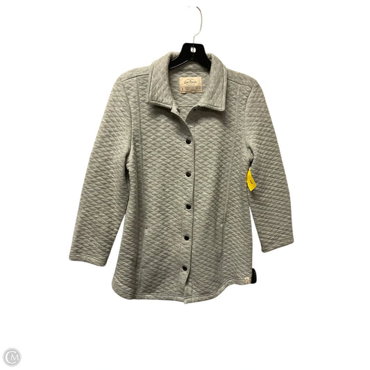 Jacket Shirt By Clothes Mentor In Grey, Size: S