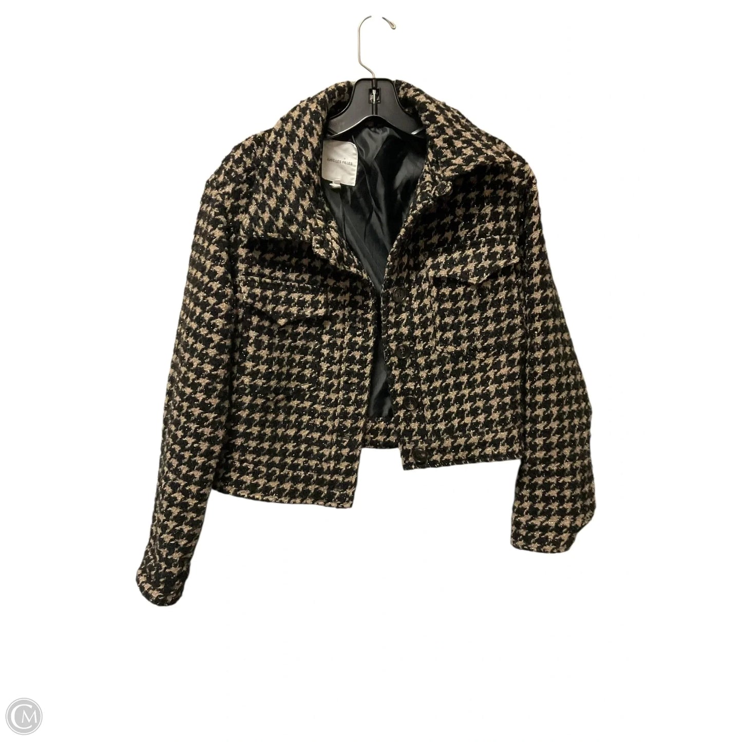 Blazer By Avec Les Filles In Black & Brown, Size: S