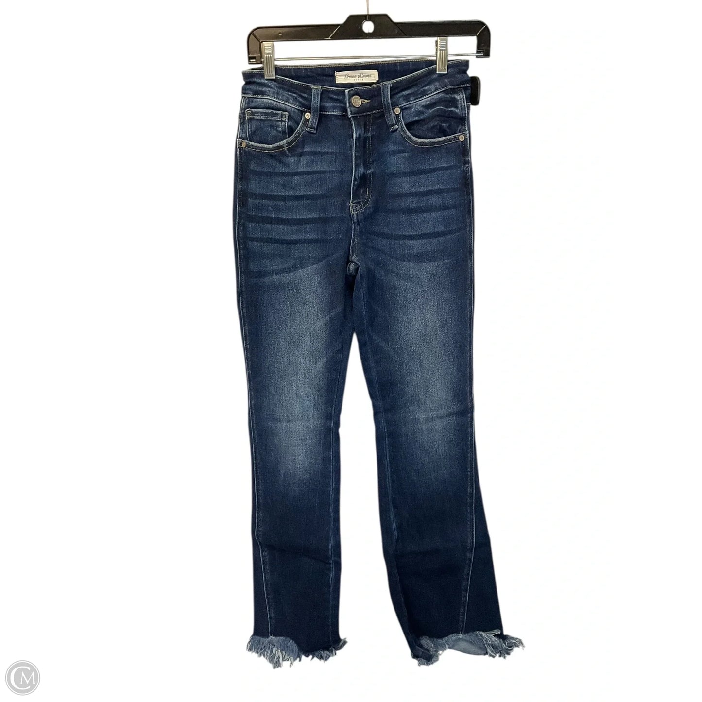 Jeans Flared By Cmc In Blue Denim, Size: 4