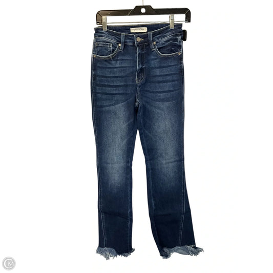 Jeans Flared By Cmc In Blue Denim, Size: 4