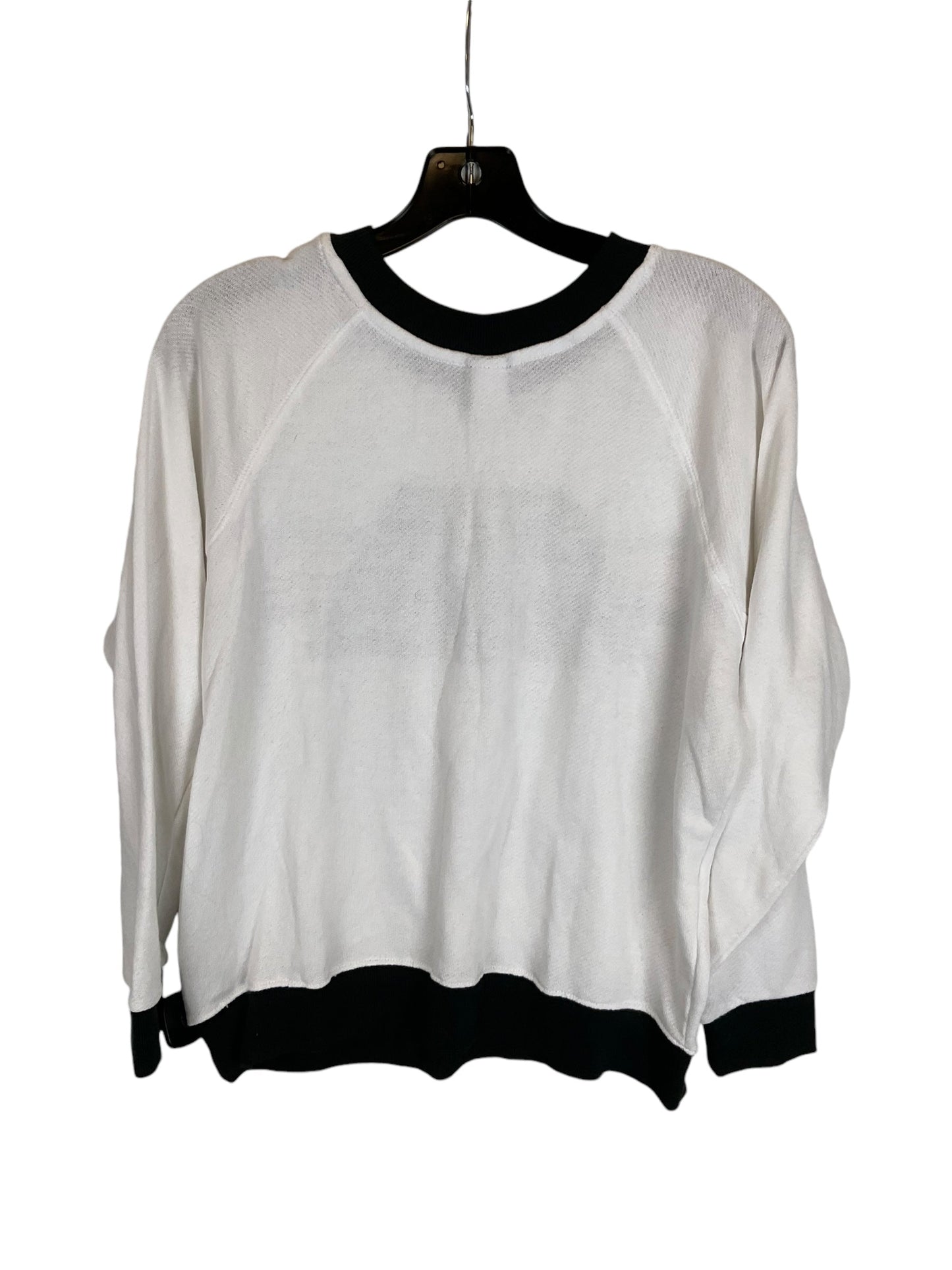 Sweatshirt Collar By Clothes Mentor In White, Size: Xl