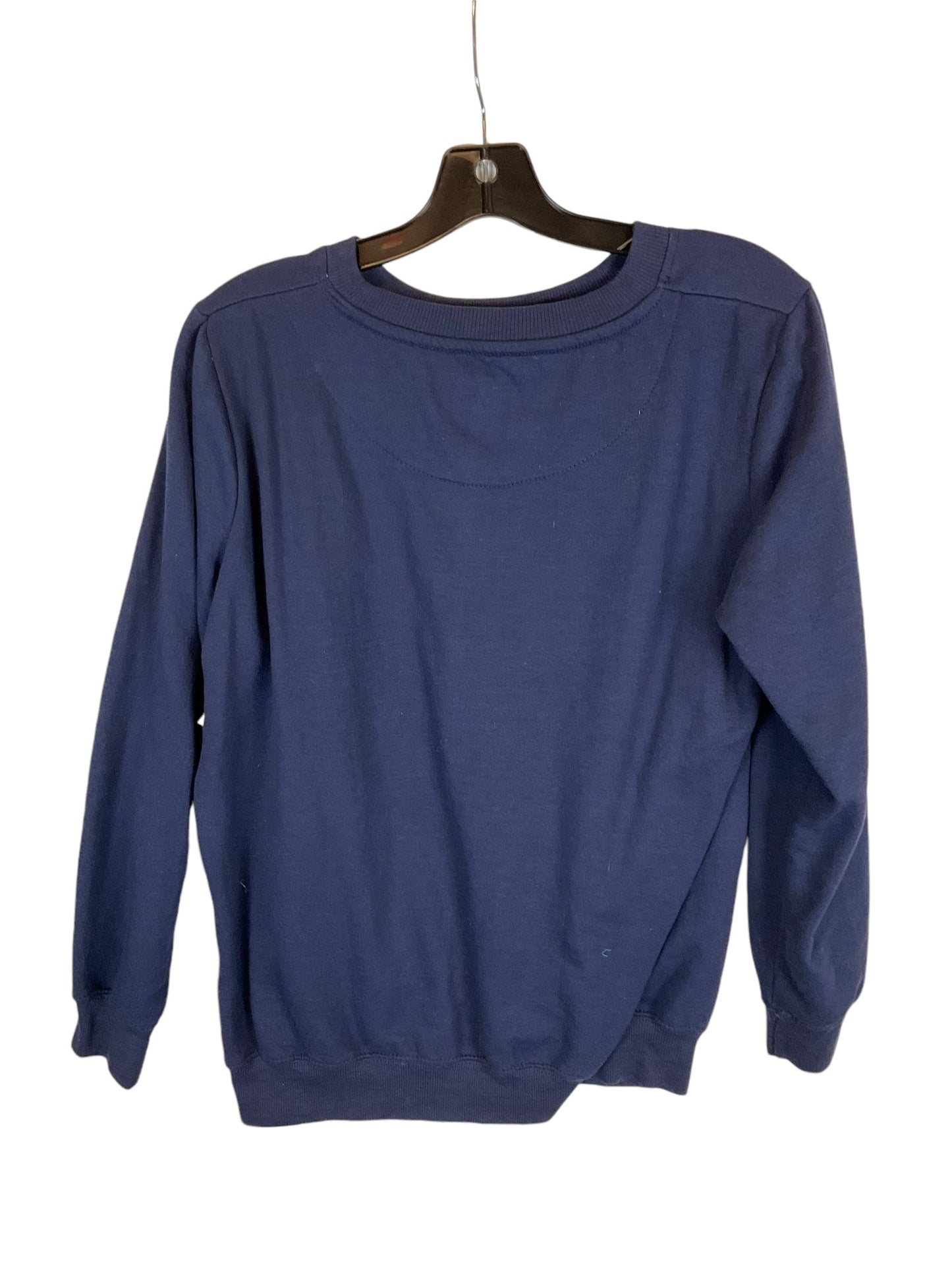 Sweatshirt Crewneck By Clothes Mentor In Navy, Size: M