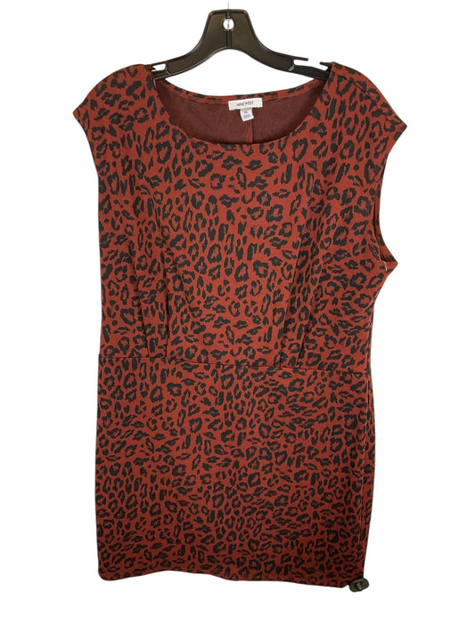 Dress Casual Short By Nine West In Animal Print, Size: Xl