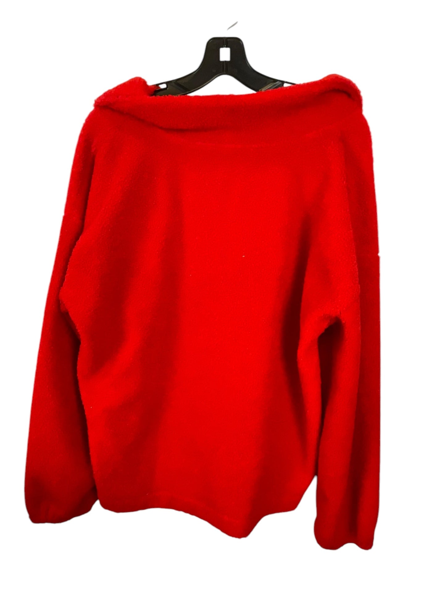 Sweatshirt Collar By Loft In Red, Size: Xl