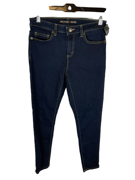 Jeans Skinny By Michael By Michael Kors In Blue Denim, Size: 4