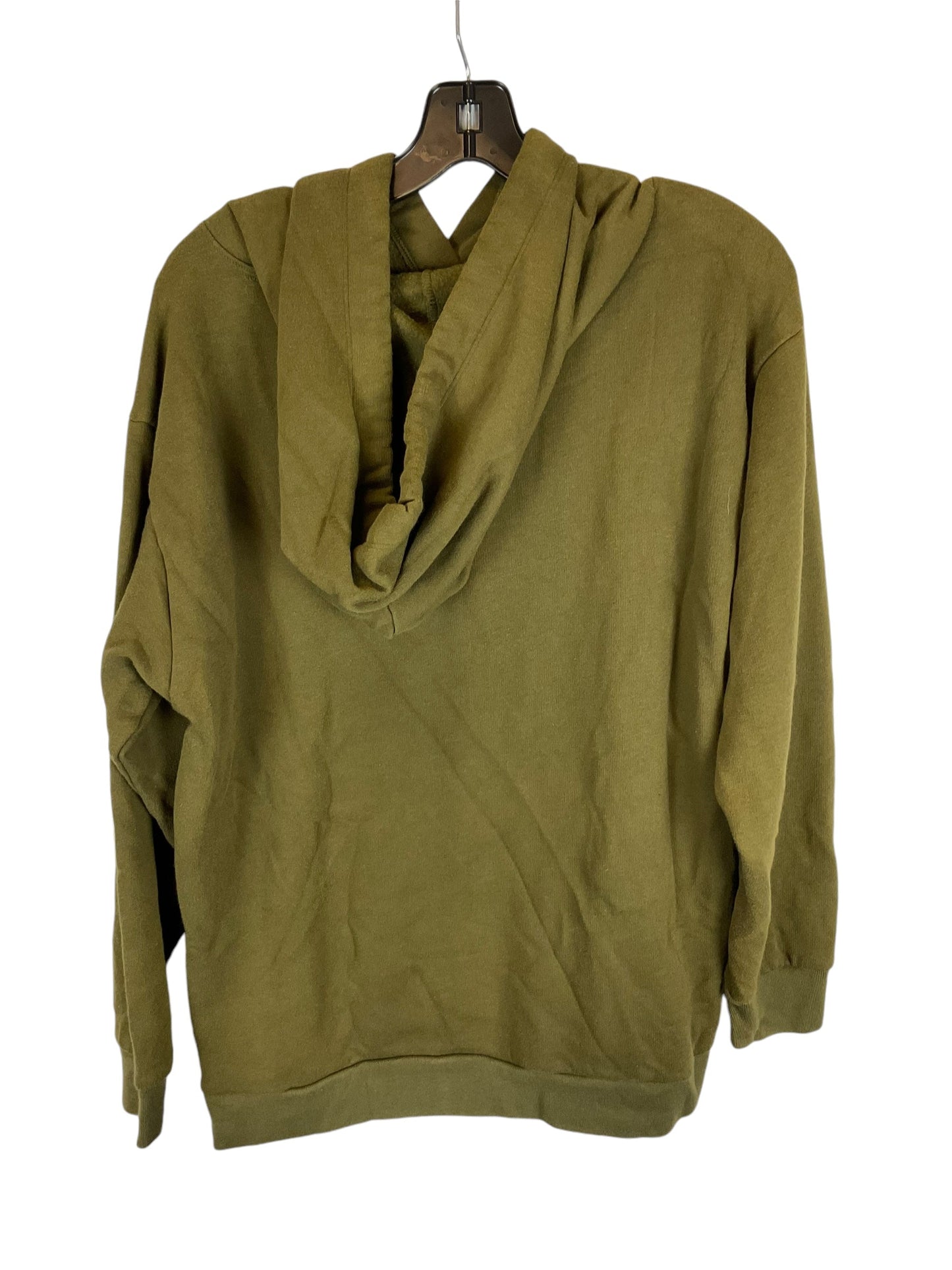 Sweatshirt Hoodie By Pink In Green, Size: M