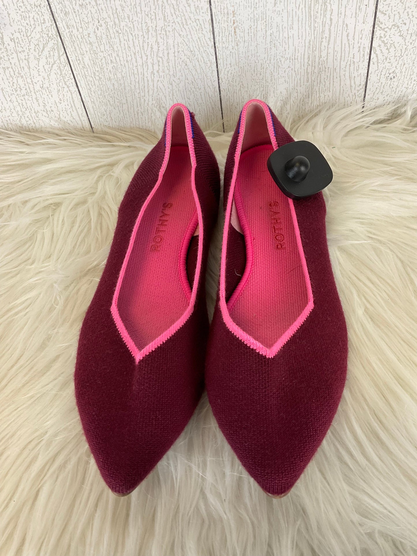 Shoes Designer By Rothys In Red, Size: 9.5