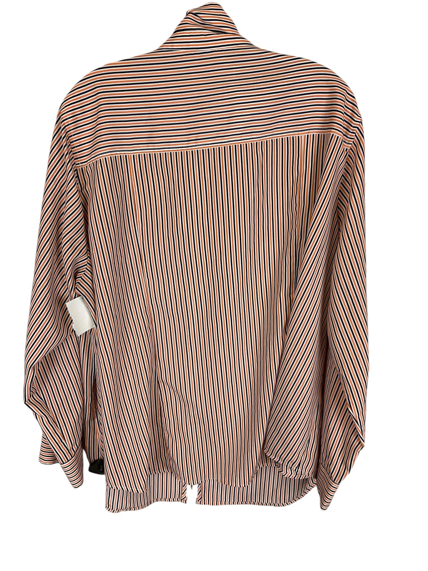 Top Long Sleeve By Michael By Michael Kors In Striped Pattern, Size: 3x